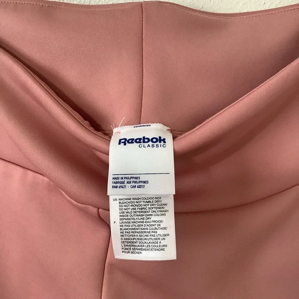 Reebok‎ Classic Sandy Rose Dynamic Leggings Small Athletic Athleisure Monogram
